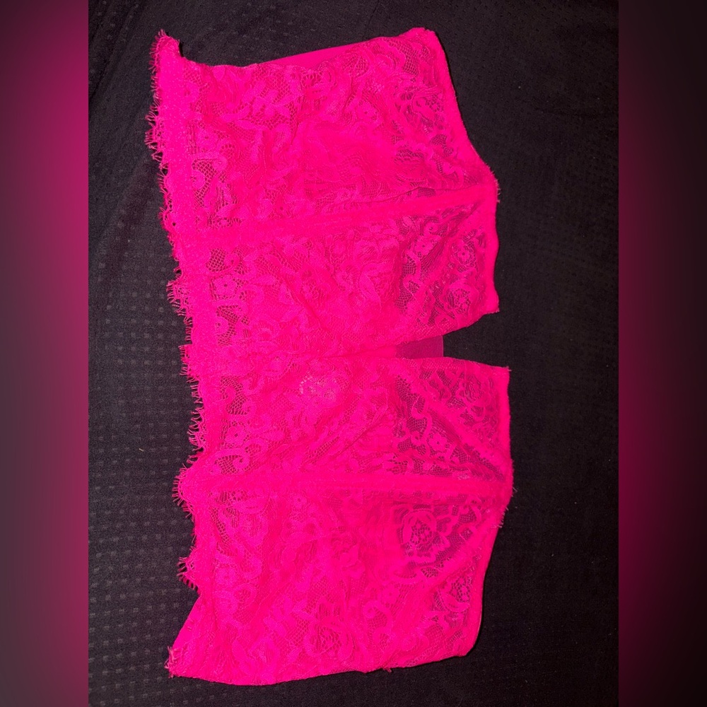 ASOS Hot Pink Corset Top Size 10